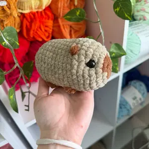 Handmade Crochet Small Capybara