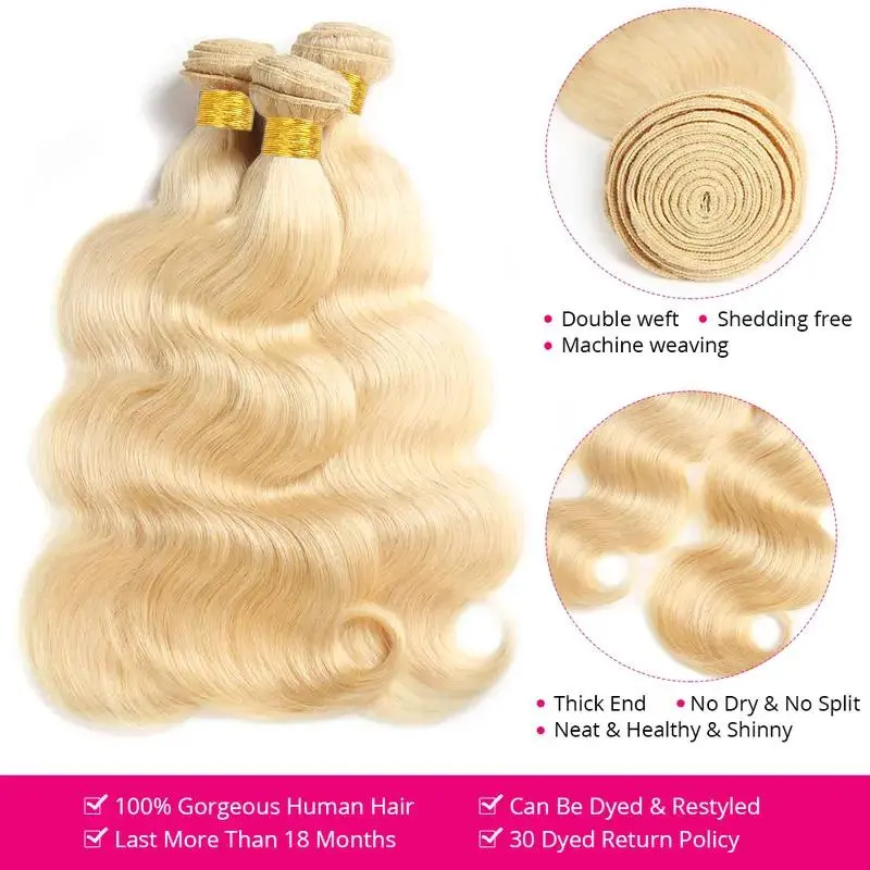 Body Wave Bundles 16 18 20/ Frontal 14 13/4