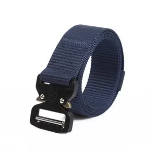 New Design Custom Fast Release Metal buckle Material Braided Nylon Belt