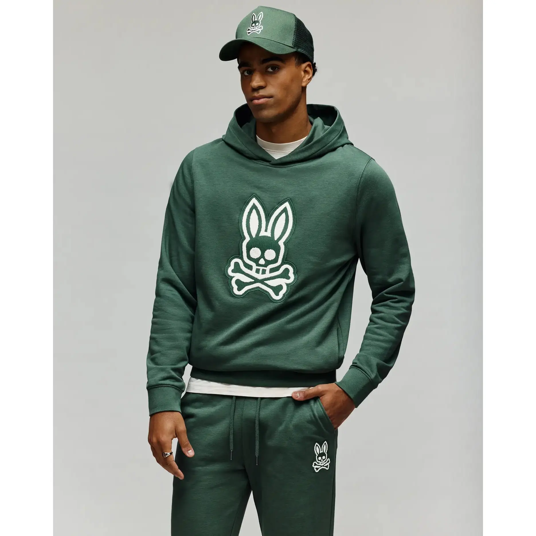 トップス shushucherry Bunny hood 2-way zip-up bunny xo hoodie - TikTok Shop