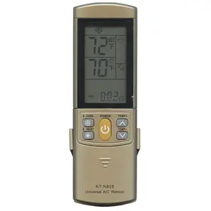 Anderic KTN828 (Gold) Universal Air Conditioner Remote Control for Mini Split, HVAC, Window, and Portable AC