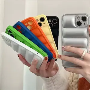 Puffer Phone Case for iPhone 13-16  8 Trendy Colors