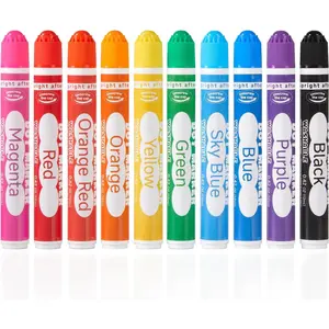 Z-ITC19  Dot Markers, 10 Colors Washable Markers for Toddlers,Bingo Daubers Supplies Kids Preschool Children, Non Toxic Water-Based
