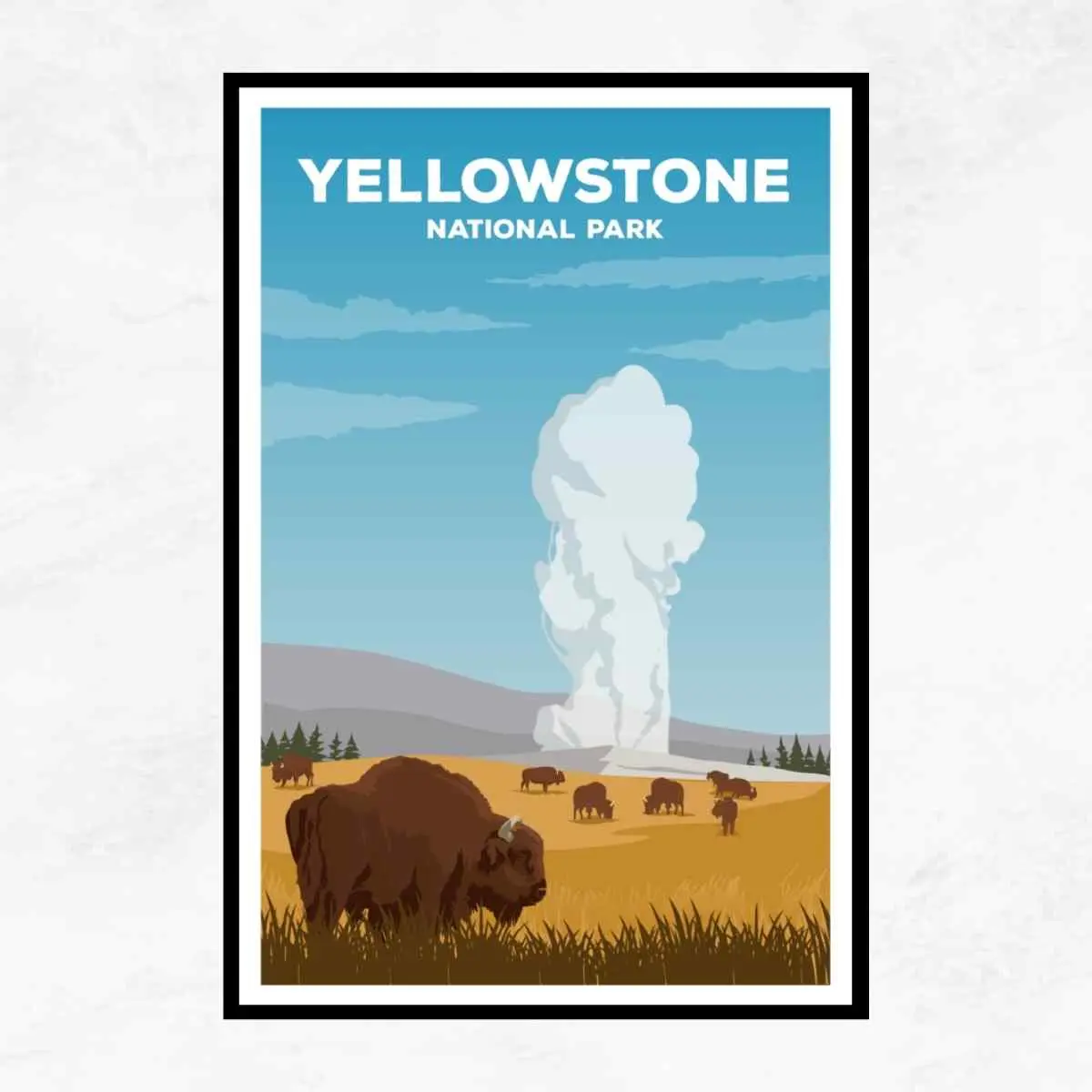 Yellowstone National Park Poster