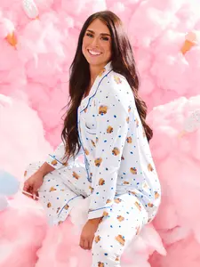 Pajama Pants Set - Pancake Print
