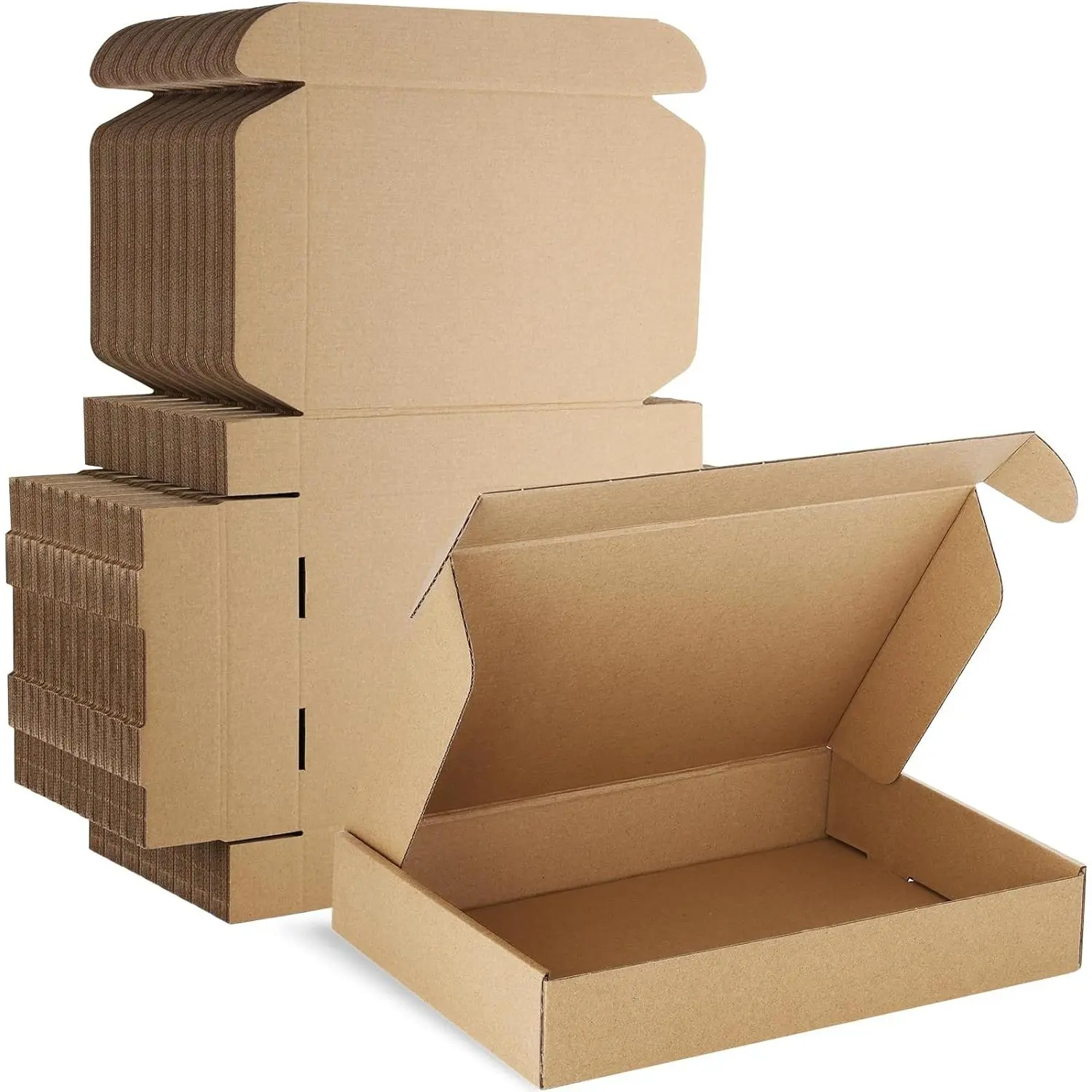 Shipping Boxes 11x8x2 Inch 30 Pack Brown Small Box Corrugated Cardboard Mailers Boxes for Book  Packaging Small Business, Mailing Boxes for Shipping