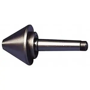 Value Collection MT4 Taper Shank, 4.9" Head Diam Live Center 1,200 Max RPM, 35mm Point Diam, 185mm Point Length, 1,400 Lb Max Workpc, Bull Nose Point 51100218