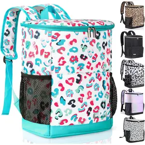 Cooler Backpack 30 Cans,Portable Backpack Coolers Insulated Leak Proof, Soft Sided Cooler Bag for Travel,Beach,Camping,Picnic,Lunch Backpack for Women (Water )
