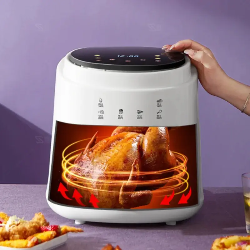 Big Capacity 8L Healthy Household Non-stick Digital Electric Cooker Deep Air Deep Fryer Machine Smart Fries Machine Air Fryer