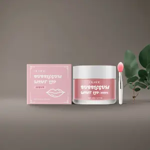Strawberry Lip Scrub for Moisturizing and Exfoliating, Softens Chapped Lips and Brightens Smile, Nourishing Lip Care for Smooth Lips, Lip Moisturizer