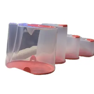 Tupperware Cereal Premium Line Containers Clear 5.2L 2.5L 1.6L 1.2L for Dry Food Storage Easy Clean Stackable Kitchen Organization