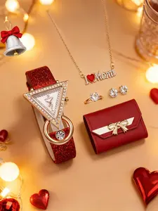 Women's Analog Quartz Watch, Butterfly Dial Design, Zinc Alloy Case, Sparkling Rhinestones, Perfect Gift for Women, Modern Fashionable Wristwatch, Rhinestone Wristwatch, Rhinestones Decor Wristwatch, Quartz Watch Set