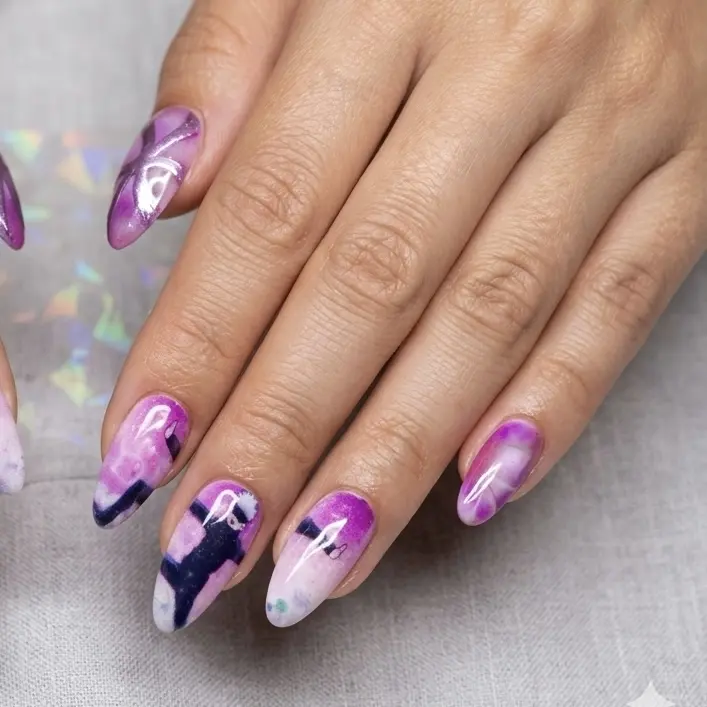 JJK Gojo Anime Inspired Press On Nails
