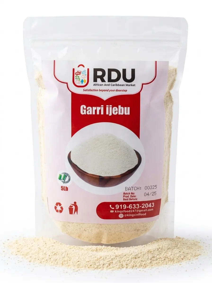 Traditional Dried Gari IJebu - Instant Pantry Staple Flour