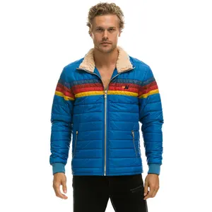 4 STRIPE JACKET  -  SNORKEL BLUE