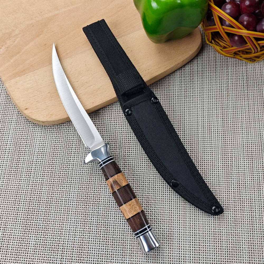 GZGY Kitchen Boning Knife , Portable Multipurpose Cutting Tool for Meat, BBQ & Camping, Ideal Gift for Men