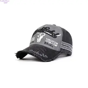 Unisex Vintage Washed Letter Embroidery Baseball Cap - Adjustable Lightweight Snapback Dad Hat for Casual Outdoor & Hip Hop Wear, Multiple Colors