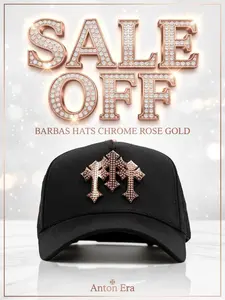 Barbas Chrome Rose Gold Trucker Cap – Luxury Streetwear Hat (No Box)