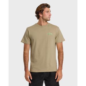 Quiksilver | Solar Flares Short Sleeve T-Shirt | Men's Graphic Print Soft Hand Feel | Sun Protection & Everyday Wear