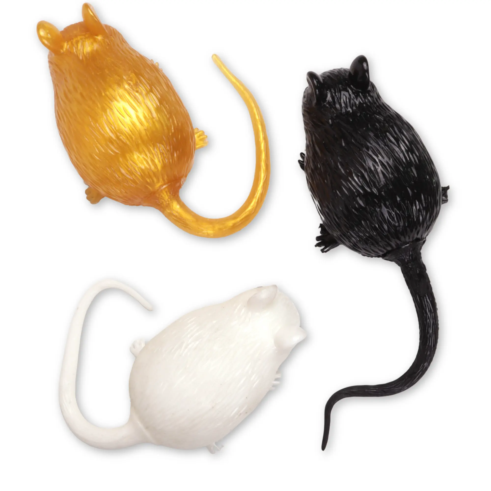 Squishy Mouse Stress Relief Toy, Sticky Squeeze Fidget Mouse, Fun Desk Toy for Relaxation and Sensory Play, Sticks to Smooth Surfaces, Collectible Gift, Color May Vary