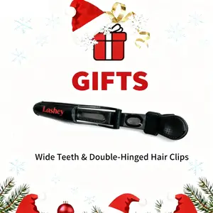 [valentines gifts for gf] Lashey Hair Random Gift Wide Teeth & Double-Hinged Hair Clips 1pcs Set for Styling and Securing Hair Secure Hold Double-Hinged Mechanism Ideal for Various Needs