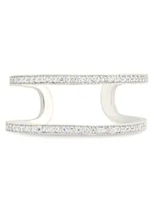 Wendy CZ Stacking Open Band Ring