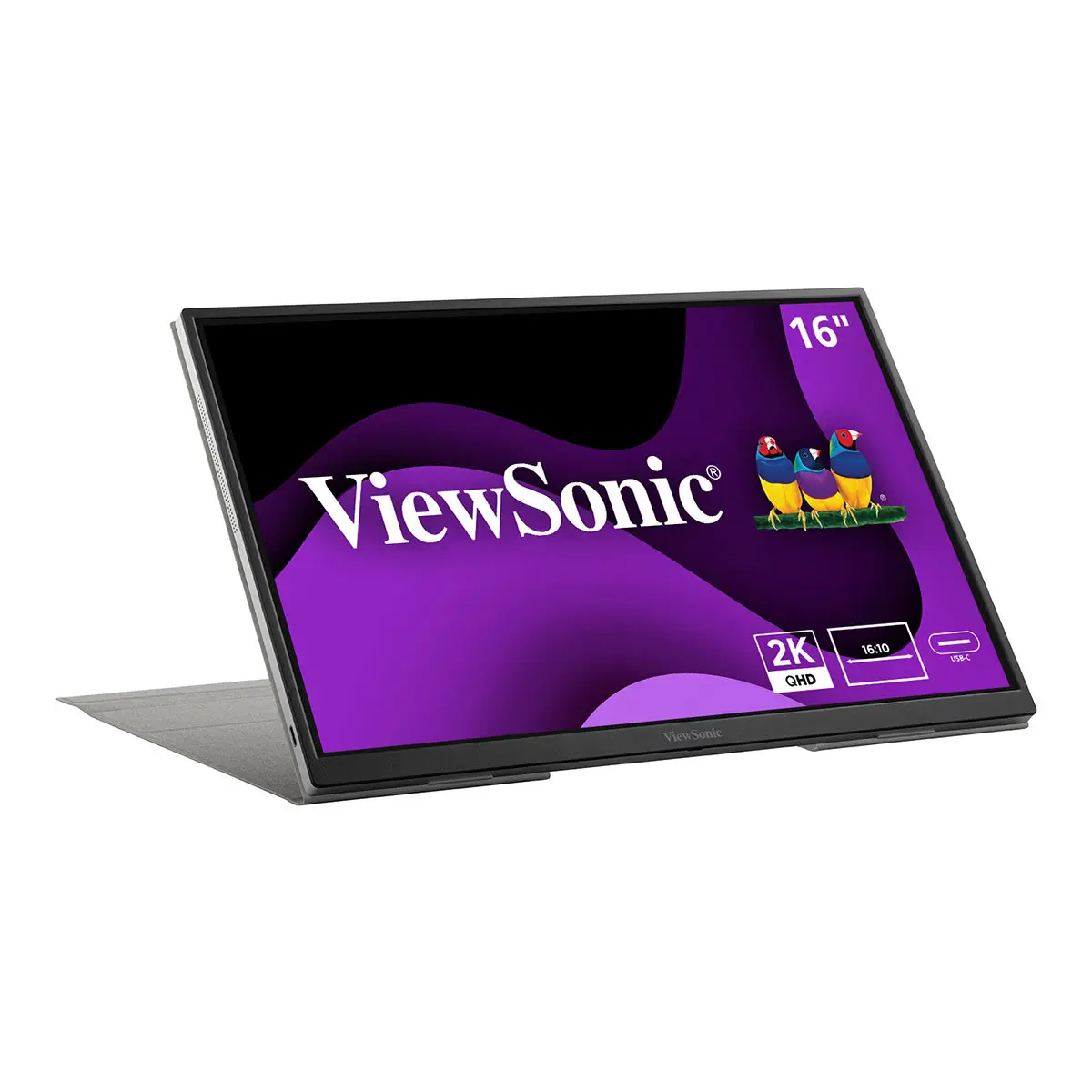 ViewSonic VG1656-2K 16" 16:10 WQXGA Portable USB-C IPS LED Monitor
