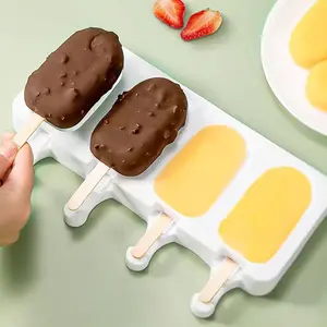 DIY Silicone Ice Cream Mold – Fruit Juice Popsicle Tray & Baking Mold for Homemade Frozen Treats