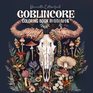 Goblincore Coloring Book For Adults: Beautiful Aesthetic 52 Images and Patterns of Wild Mushrooms, Flowers, Plants, and Insects in a Forest Vibe (Enchanting Forest Coloring Books)