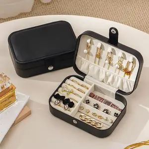 Girly Bedroom Accessories Jewelry Storage Box, 1 Count Summer Gifts, Home Multi-compartment Travel Jewelry Storage Organizer, Summer for Gift, Jewelry Armoire Organizer, Dustproof Organizer Boxes