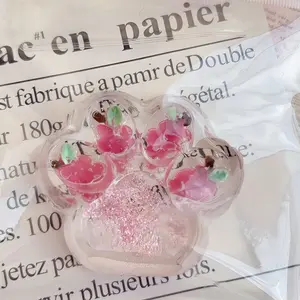 【2025 New】MOBECK Handmade Taba Squishy, Big Cat Paw Silicone Squeeze Toys for Stress Relief,  2.76 Inch Large Size Cat Paw, Giant Paw Squishy, Fidget Toys for Anxiety&Relaxation|Desk Accessory for Adults (Grape)