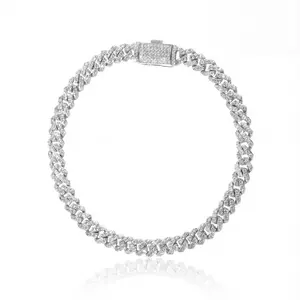Nova Rose Mini Pave Cuban Link Bracelet (Unisex) | Iced Out Everyday bracelet