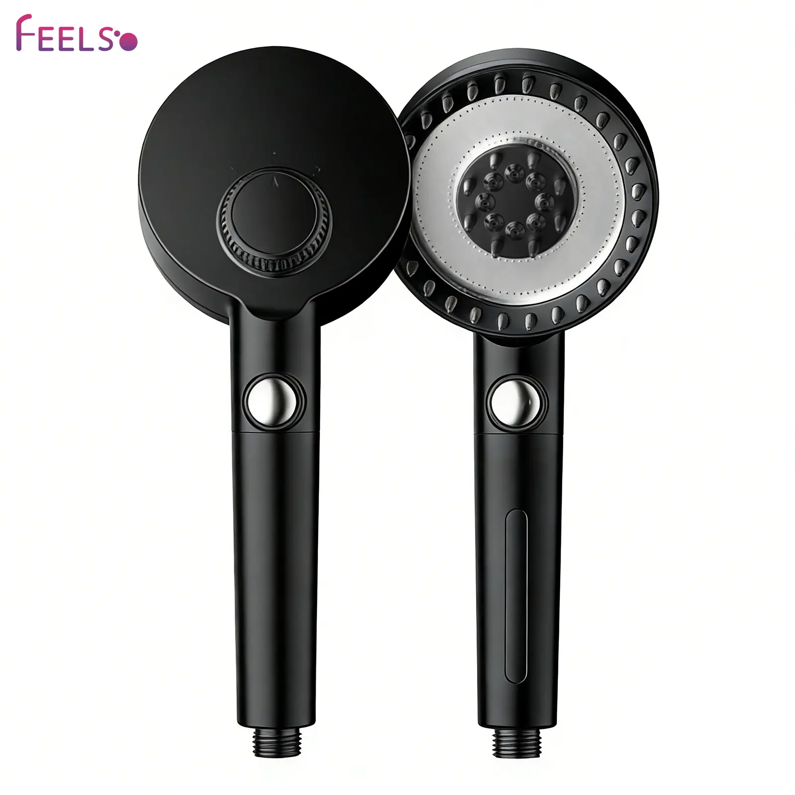 Updated Black Showerhead Set