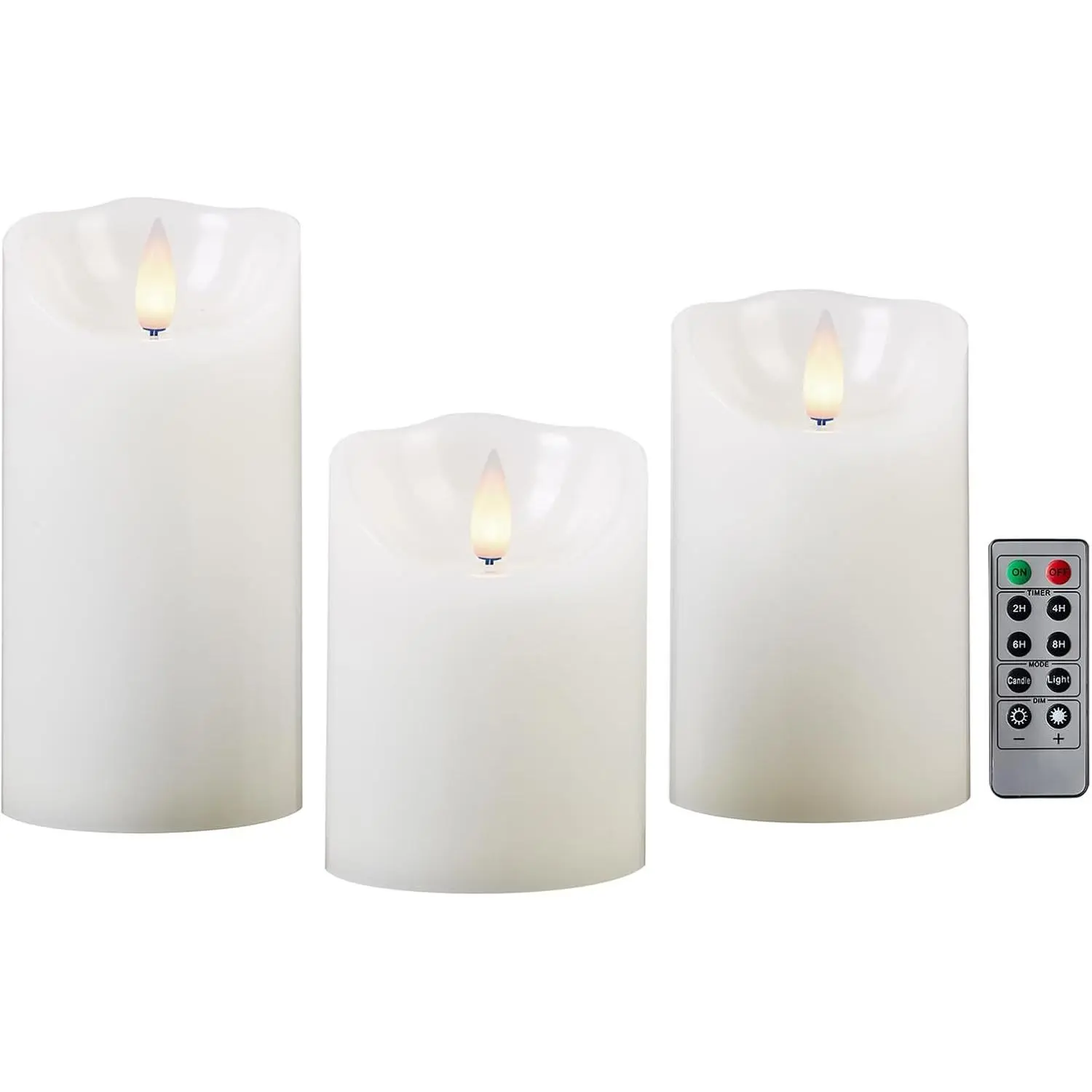 White with scalloped edge