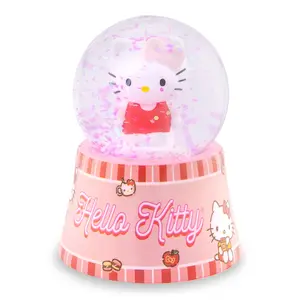 Sanrio Hello Kitty Mini Light-Up Snow Globe | 3 Inches Tall Sanrio Hello Kitty Mini Light-Up Snow Globe | 3 Inches Tall