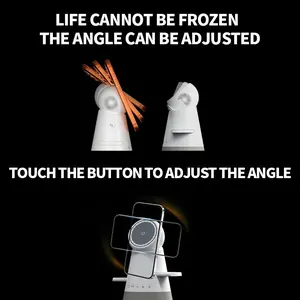 Qi2 Penguin Wireless Magnetic Charger, 25w Five-In-One Fast Charging Station for Apple Huawei Xiaomi, Universal Phone Earphone Watch Bluetooth-compatible Speaker Clock