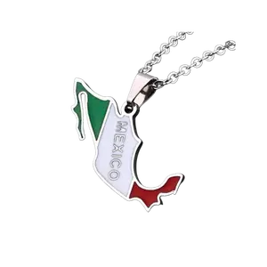 Mexico-Unisex Tarnish Resistant Stainless Steel Necklace.