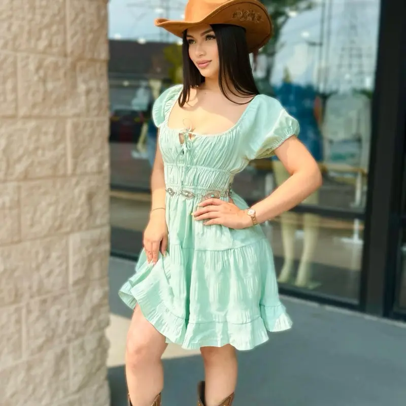 green dress with sleeves - TikTok Shop green dress with sleeves - TikTok Shop