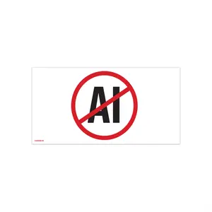 NO AI Bumper Sticker