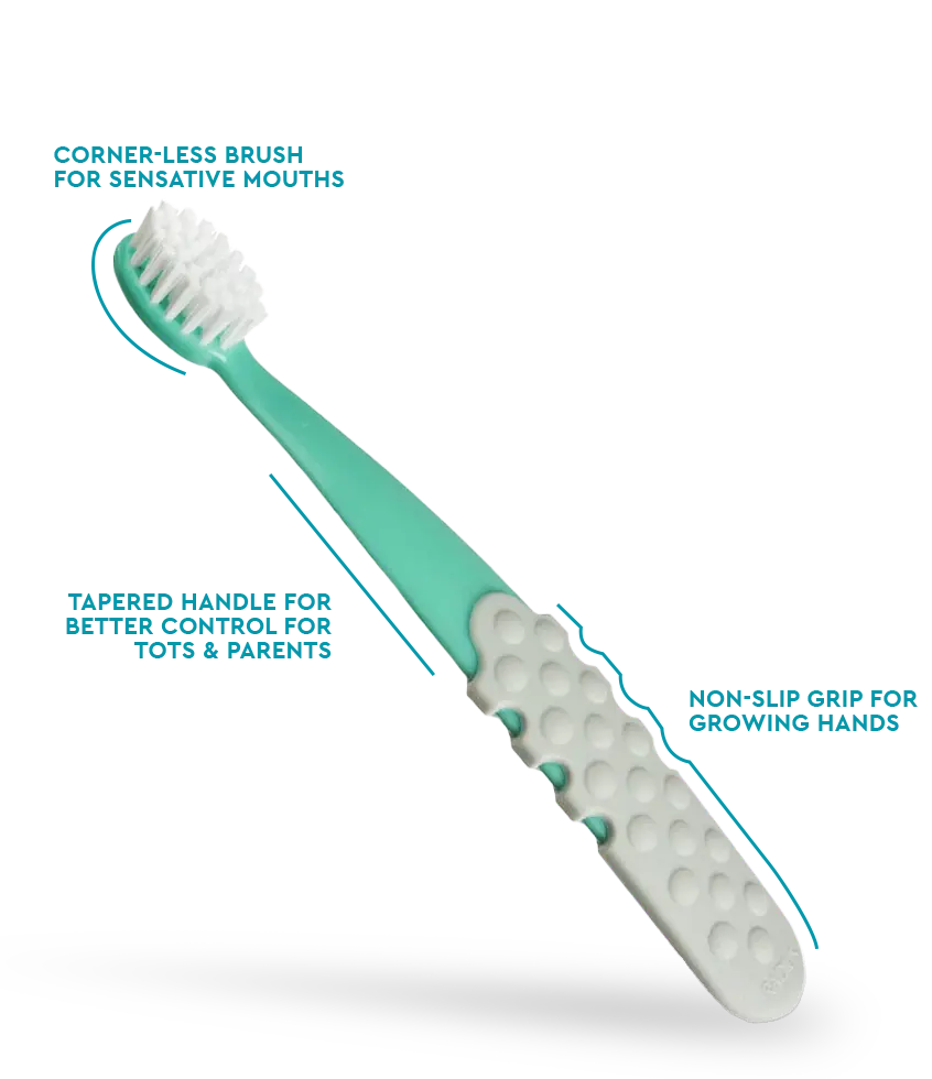 RADIUS Totz Plus Toothbrush (3 yrs+), Gentle, Sensitive, Extra Soft