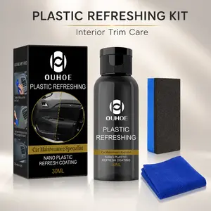 Car Interior Care Quick Ultimate Protection for Vinyl Rubber and Plastic Surfaces Detailer Protectant waterless Spray Wax Rubber Leather Cleaner lnteriors&Exteriors Automotive Durable Glossy