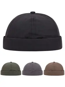 2025 Simple Personalized Solid Color New Dome Quick Drying Guapi Hat Men's Fashion Street Hip Hop Hat Street Dance Pop Skateboarding Hat Daily Leisure Commuting Festival Party Wearing Decorative Hat Multi Functional Adjustable Borderless Hat Casual Hat