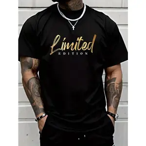 Women's Geometric Digital Print Cotton T-Shirt, Casual Loose Fit Streetwear Crewneck with Lightweight Short Sleeves, Plus Size Available