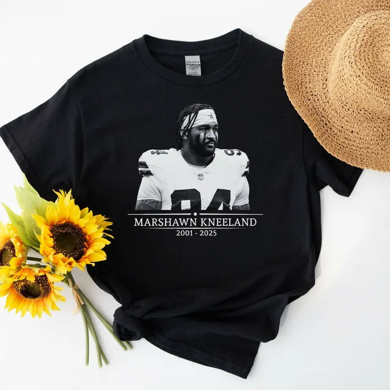 Marshawn Kneeland #94 Tribute Graphic Tee – Durable Heavy Cotton Unisex Shirt, Classic Fit Memorial for Dedicated Dallas Cowboys Fans
