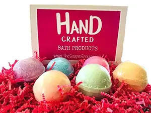 Cutie Bubbling Bath Bombs Set of Six by Soapie Shoppe