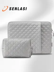 Senlasi 13-16 Inch Laptop Case Sleeve, Compatible with Macbook Hp Dell Asus Acer, Portable Carrying Laptop Sleeves with Accessory Pouch