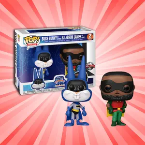 Funko Pop! Space Jam Bugs Bunny and Lebron James 2 pack Special Edition (Arctic 2 pack 14 and 15)