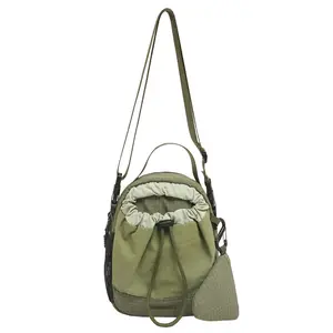 Hot-Selling Outdoor Portable Cycling Bag Crossbody Bag for Men and Women New Commuting Hiking Drawstring Water Bottle Bag Mini