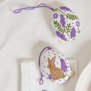 Bunny Easter Egg Ornament