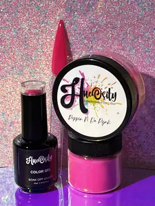 HUEOSITY 3 IN 1 ACRYLIC POWDER WITH MATCHING GEL SET